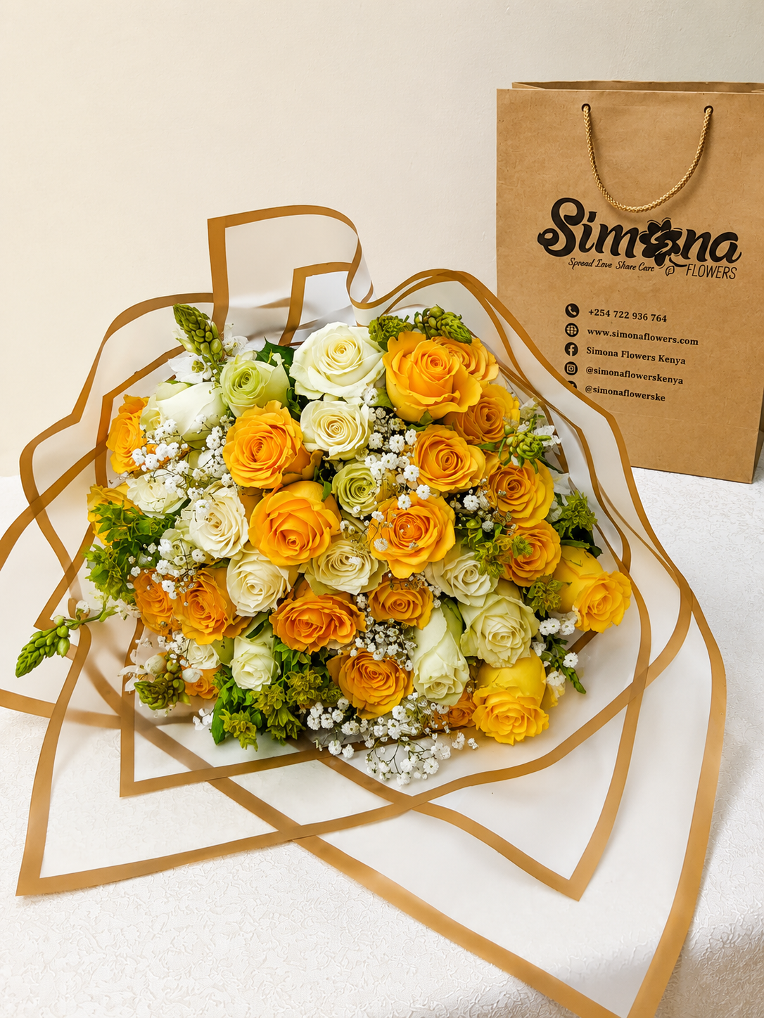 Bright bundle bouquet
