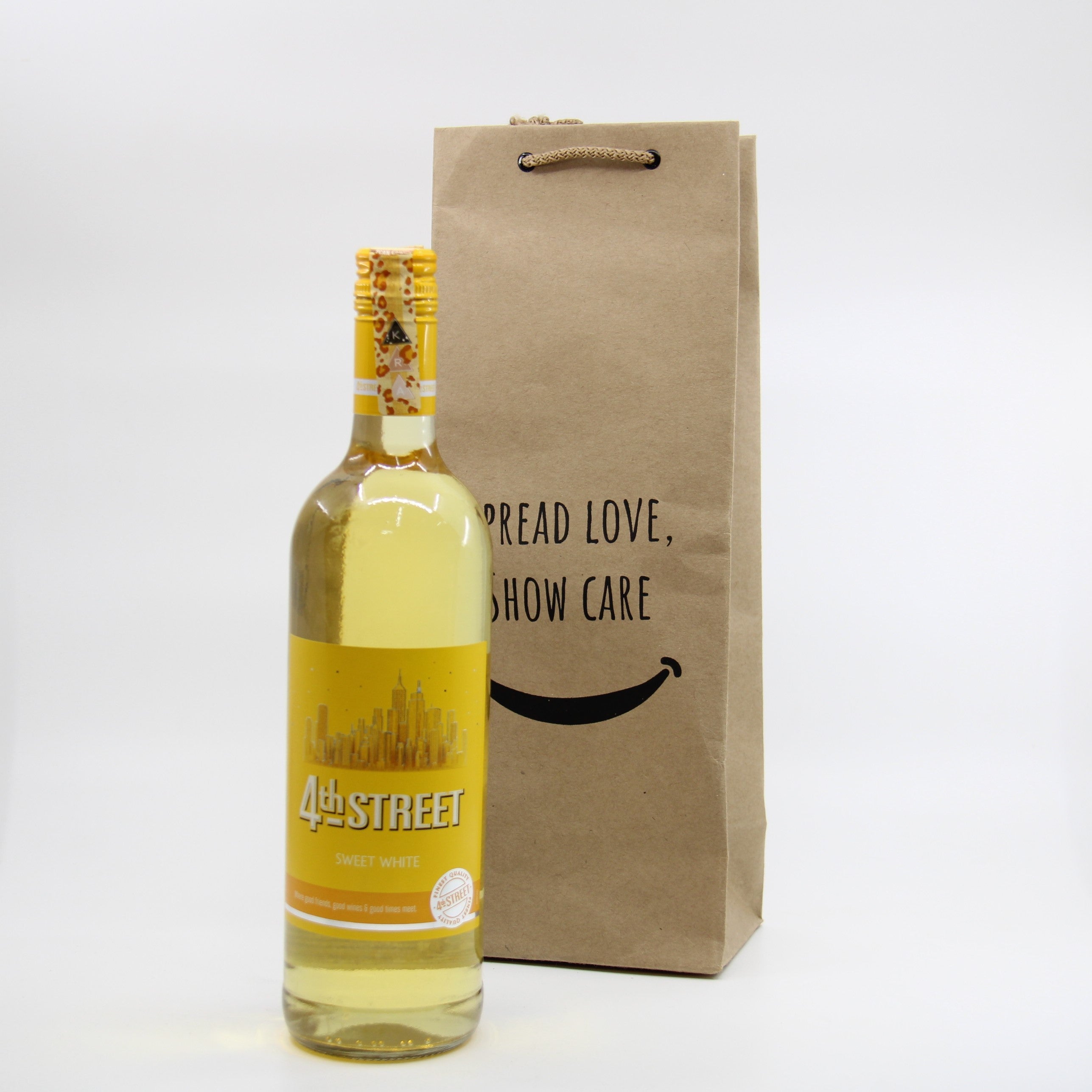 Simona Flowers - Enjoy the nice bottle of either the white or red, Fourth street wine.