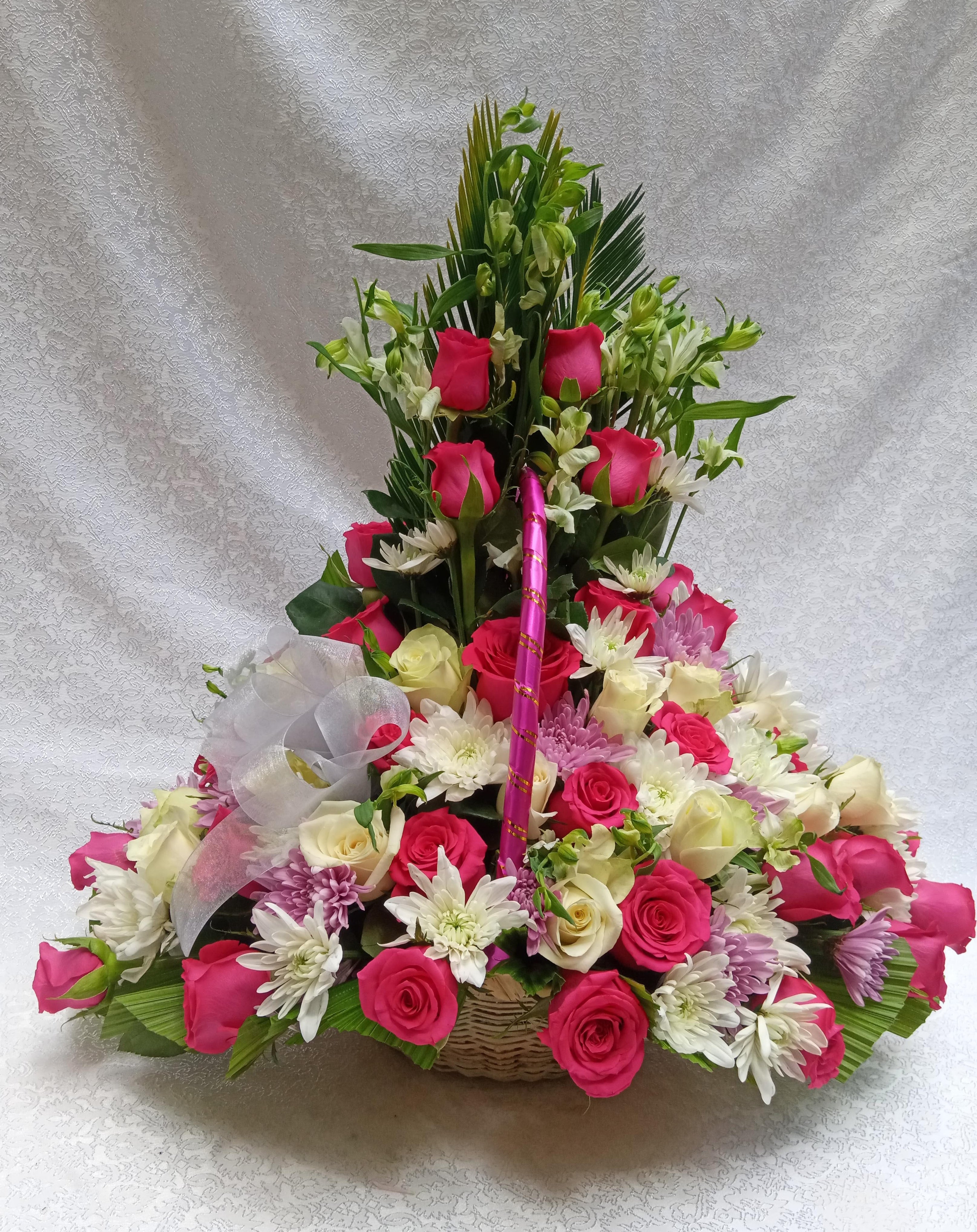 Medley basket arrangement