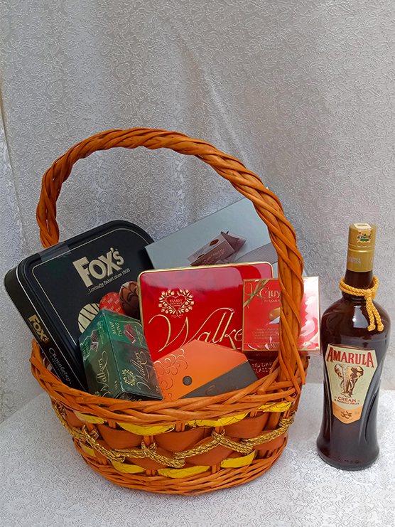 Chocolates and wine combo