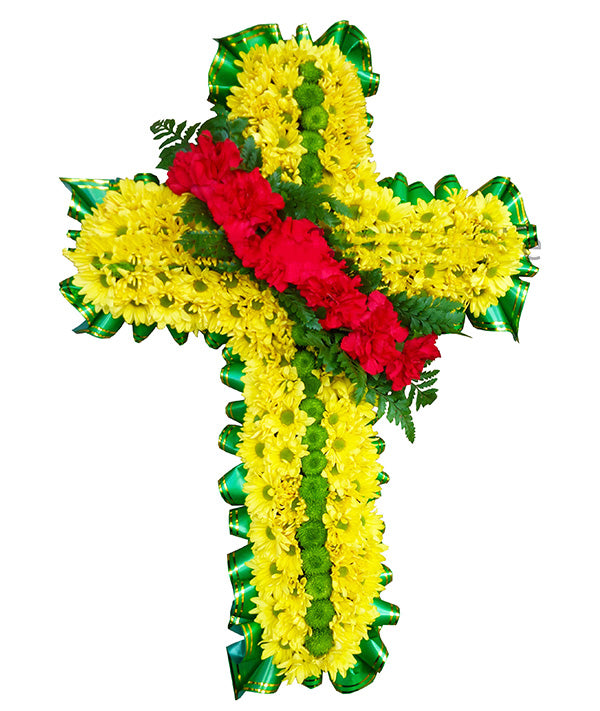 Executive yellow green cross