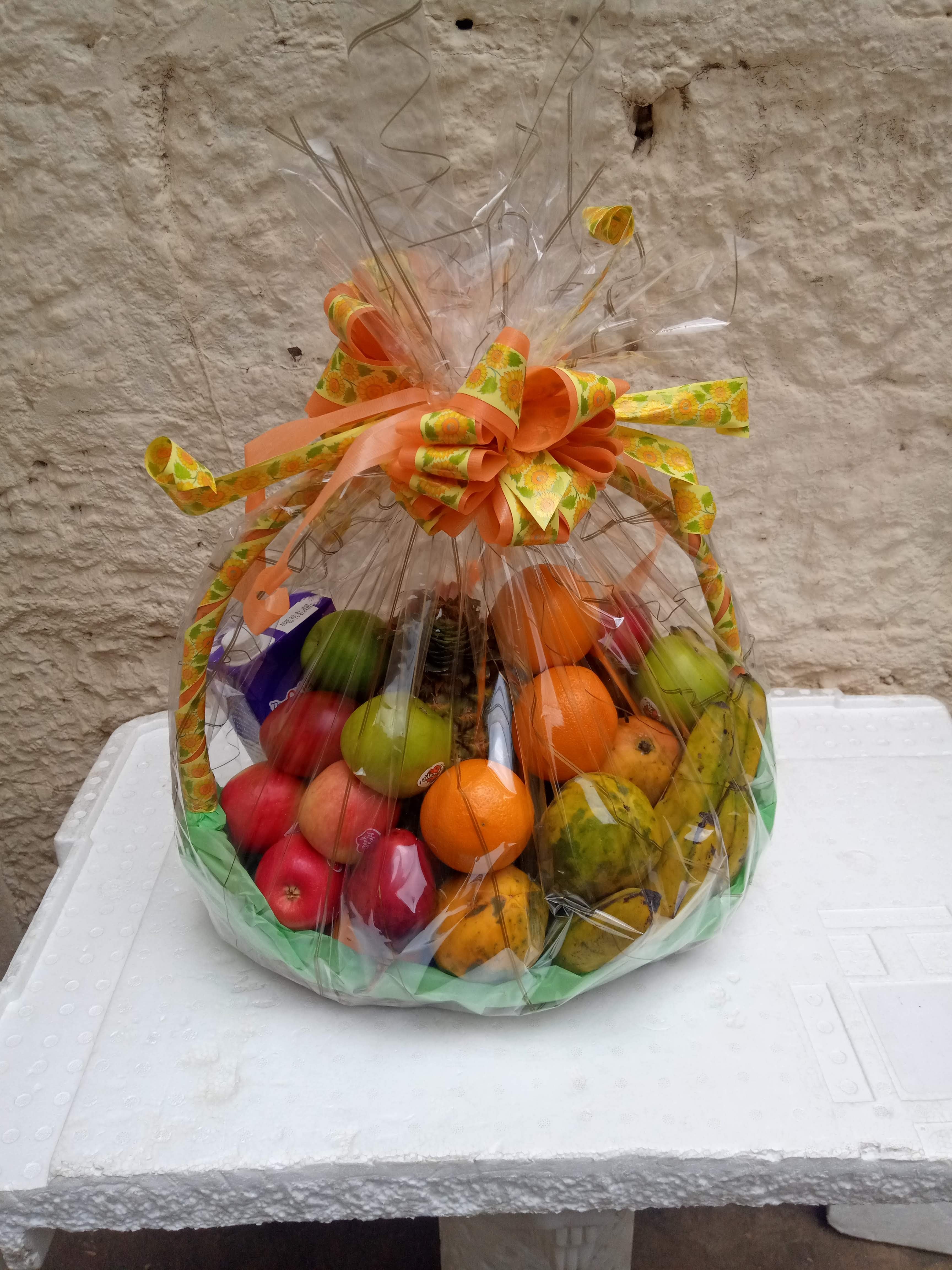 Tasty treat fruit basket