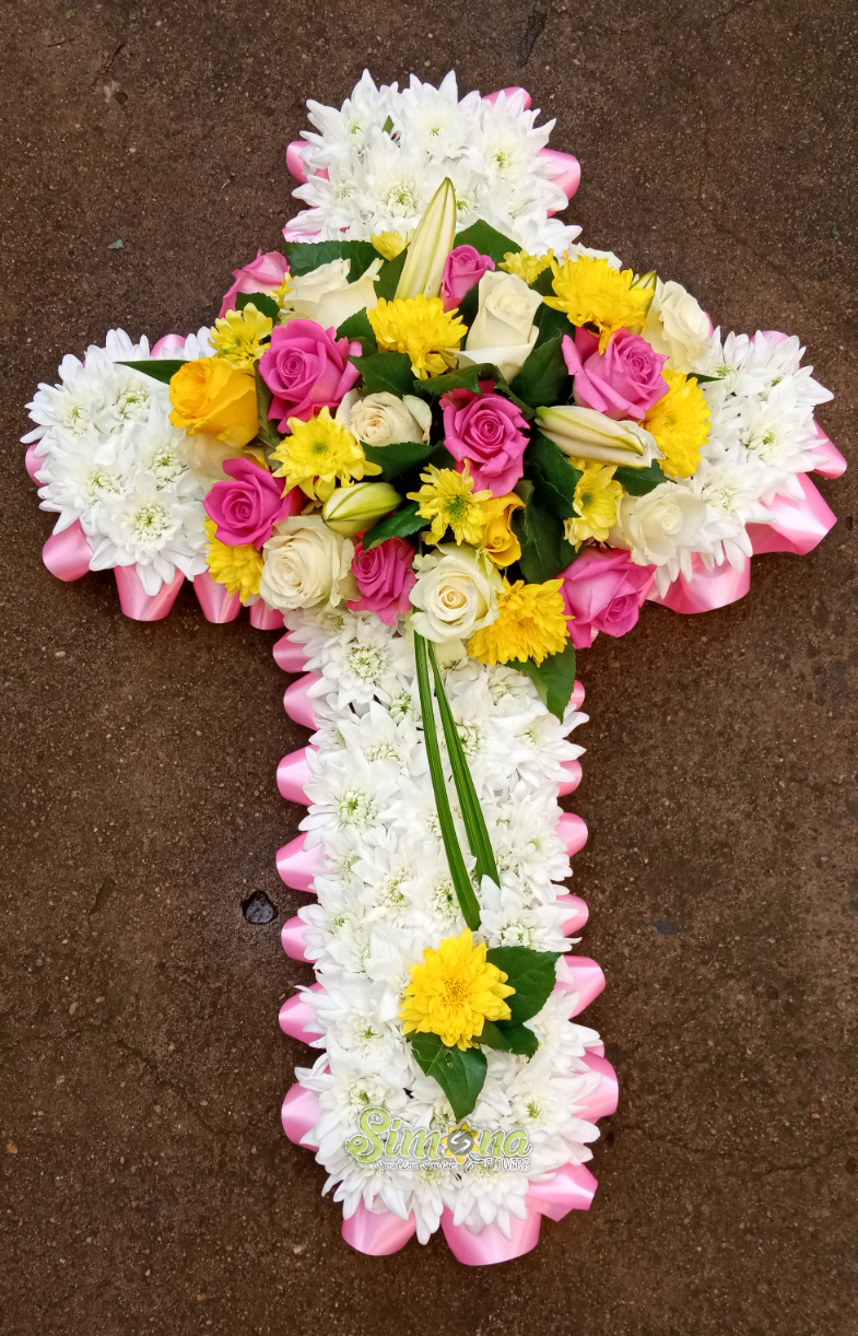 Executive Forever Memories cross wreath
