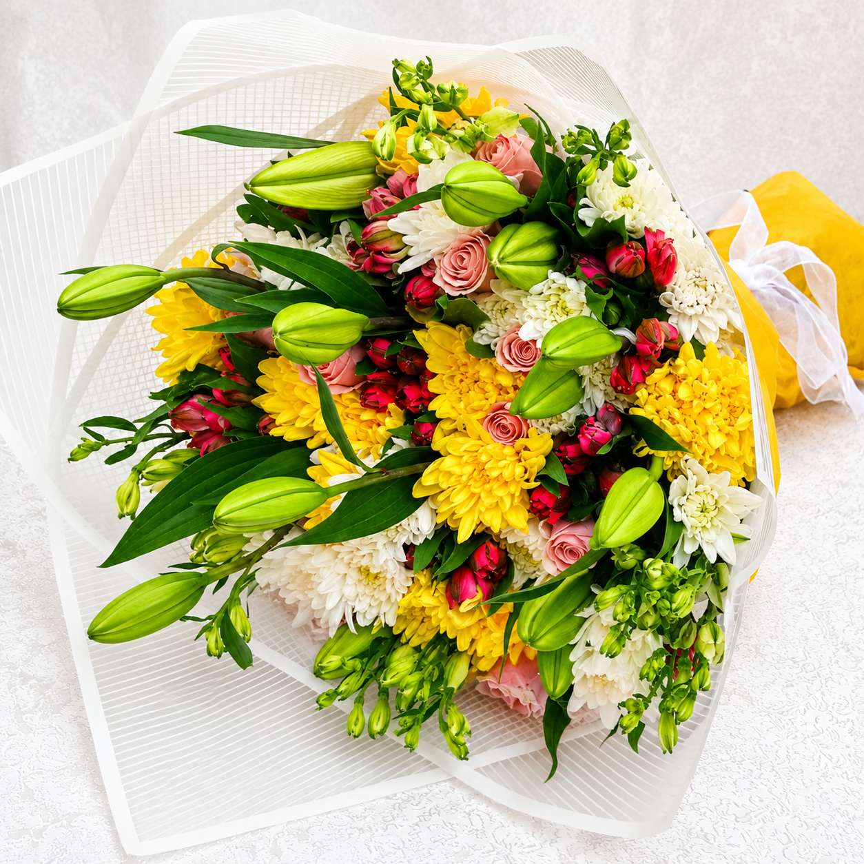 Amber Lily Bouquet