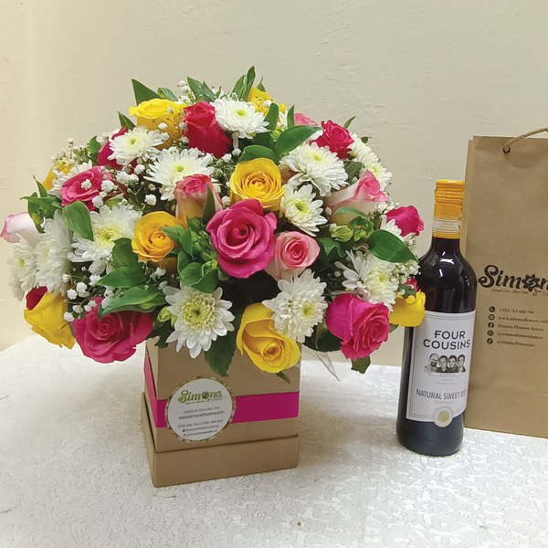 Bomba Royal Bouquet and Wine