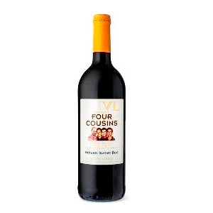 Four cousins sweet red wine - Simona Flowers