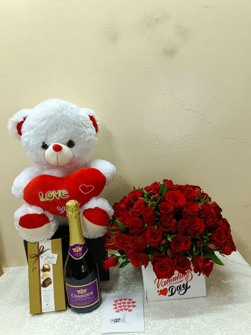 Royal Romance Package with Teddy bear